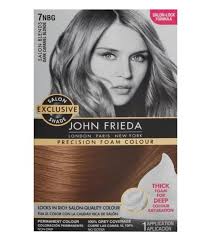When you have dyed or natural blonde hair, there is a yellow base tone this rule slows down and stops working when you get to caramel brown, where you if you dye blonde hair brown and take these rules into account, you'll end up with the brown shade you. John Frieda Precision Foam Colour Dark Caramel Blonde Buy John Frieda Precision Foam Colour Dark Caramel Blonde At Best Prices In India Snapdeal