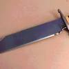 Clip guarda y pomo en aluminio longitud total: 1