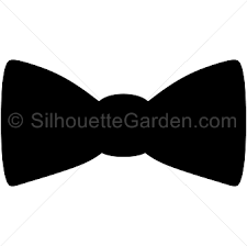 Bow Tie Silhouette Silhouette Clip Art Silhouette Silhouette Crafts