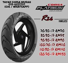 Tayar original modenas dominar d400. Tayar Corsa Murah Home Facebook