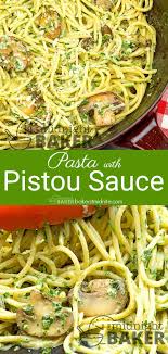 Pistou Is The French Version On Pesto This Creamy Herb Sauce Is Perfect On Pasta In 2020 Easy Pasta Recipes Herb Sauce Dinner Recipes
