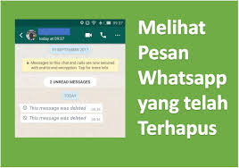 Check spelling or type a new query. Penasaran Baca Pesan Whatsapp Yang Sudah Dihapus Pengirim Coba Cara Ini Jatim Times