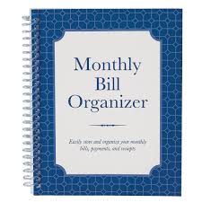 Bill payment organizers are usually electronic templates or files that can be printed out and filled in by hand. Monthly Bill Organizer Book Spiral Bill Tracker Book