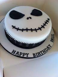 Her birthday is close to. Nightmare Before Christmas Jack The Pumpkin King Birthday Cake Nightmare Before Christmas Cake Christmas Birthday Cake Christmas Cake