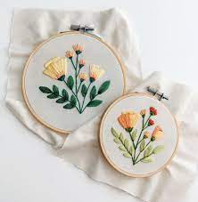 Floral Modern Hoop Art Embroidery Inspiration By Maggiejosstudio Embroidery Patterns Modern Embroidery Kit Embroidery Kits