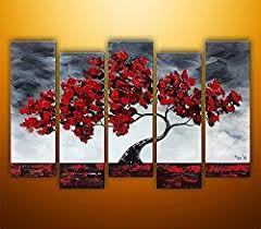 Black And White Art With Red Accents Black And White Living Room With Red Accents Home Decor Muse Modern Oil Painting Wall Art Painting Hand Painted Canvas