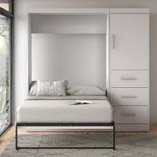 Elegant murphy bed with a kitchenette. Truett Storage Murphy Bed Allmodern Modern Murphy Beds Murphy Bed Plans Murphy Bed