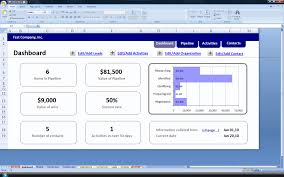 Free Excel 2010 Dashboard Templates Crm On Excel V2 2 Freeware Download Key Features Dashboard View A Crm Crm System Excel