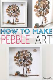 Pebble Art Create A Super Easy Diy Pebble Art Tree Easy Art Craft Ideas Crafts To Make And Sell Unique Easy Arts And Crafts Easy Diy Crafts