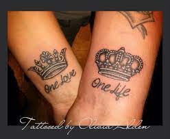 Tattoos are a great way of expressing one's feeling and desires to the world. One Love One Life Queen Tattoo Tattoos Time Tattoos