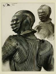 Adolph Von Menzel German 1815 1905 Two Armors Zwei Rustungen 1866 Gouache Over Pencil On Paper 29 5 X Classic Art Classic Paintings Modern Painting