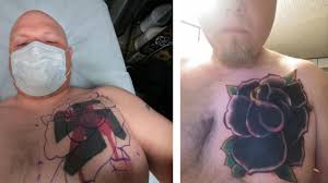 Word tattoos tatoos communism socialism russian tattoo hammer and sickle tattoo designs tattoo ideas i tattoo. He Tattooed A Hate Symbol On His Chest Fifteen Years Later Colerain Man Says He S Changed In Viral Post