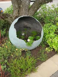 Little And Lewis Water Feature In Marie S Garden Entry Concrete Garden Garden Projects Water Features In The Garden