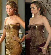 Serena Van Der Woodsen Gold Cotillion Dress Gossip Girl Fashion Gossip Girl Cotillion Dresses