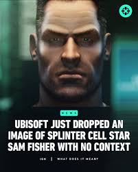 Ubisoft shared a close-up of Sam Fisher's face and a hashtag, Splinter  Cell, but it's unclear what they're teasing about the series that last got  a game in 2013. Link in the