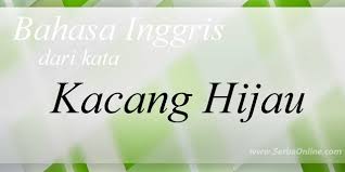 Harga kacang hijau saat ini. Bahasa Inggris Dari Kacang Hijau Serba Online