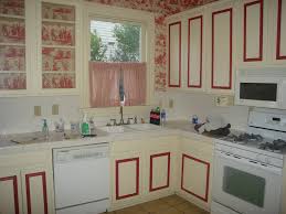 white kitchen wallpaper idea picture