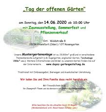 Zum tag des offenen denkmals gibt es angebote in allen berliner bezirken (siehe auch die karten in den einzelnen bezirken). Tag Der Offenen Garten In Rosengarten Am 14 06 2020 Ortsbeirat Rosengarten