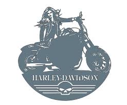 Download Dxf Cnc Laser Harley Davidson Motorcycle Wall Decor Dxf Downloads Files For Laser Cutting And Cnc Router Artcam Dxf Vectric Aspire Vcarve Mdf Crafts Woodworking