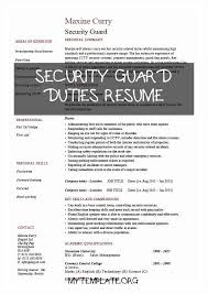 Deming chen cv writing a great security officer resume is an important step in your job search journey. 9 Security Guard Duties Resume Free Templates