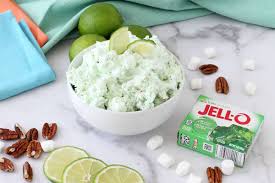 While the ingredient in the pot are heating, soften the unflavored gelatin in the tablespoon of water. Lime Fluff With Cream Cheese Pineapple 2 Cookin Mamas