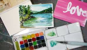 How To Make A Watercolor Block Save Diy Watercolor The Frugal Crafter Watercolor Art Diy