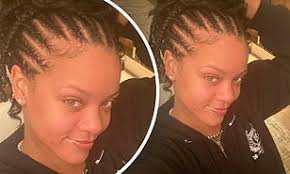 Following the news that riri has inked her brand new puma deal, the and, rihanna wasn't the only one posting pics of herself, with justin bieber also taking to instagram to share a snap of the diamonds singer in her. Rihanna Smiles Coyly And Goes Makeup Free With Cornrows In Her Hair For First Selfie Of The Year Daily Mail Online
