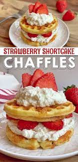 Strawberry Shortcake Chaffles Recipe Dessert Recipes Low Carb Recipes Dessert Low Carb Breakfast Recipes