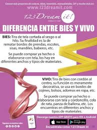 No Te Confundas Aqui Te Decimos Que Es Un Bies Y Que Es Un Vivo Clases De Costura Aplicaciones De Costura Reglas De Costura