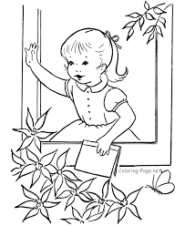 Springtime Coloring Sheets Free Coloring Pages Coloring Library