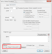 Charting Referred Procedures Dentrix Magazine