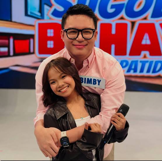 Maritess - BIMBY AND RYZZA REUNITE! Bimby Aquino makes a surprise guesting  on the noontime show "Eat Bulaga" for the birthday of one of its hosts, Ryzza  Mae Dizon, who turned 21