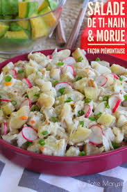 La Salade De Ti Nain Morue Une Variante Bien Gourmande A Decouvrir Morue Cuisine Antillaise Salade