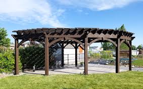 Pergolas are gorgeous freestanding structures that have been around for centuries. Curved Inverted Radius Style Shade Shelters Western Timber Frame