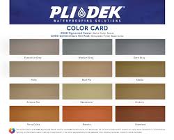 Pli Dek Color Card Pli Dek