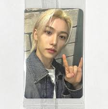 Stray Kids Felix Rock Star Makestar POB Photocard Stray Kids Rock Star  Rockstar Felix Ktown4u Photocard
