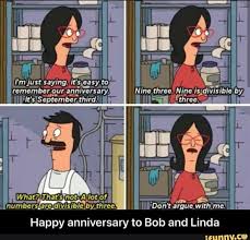 Pin By Dayna On Tooning Point Happy Anniversary Memes Bobs Burgers Memes