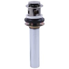 delta stainless steel finish push pop