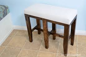 upholstered barstool benches diy