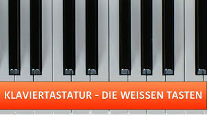 Conjugate the german verb beschriften:. Klavier Lernen Fur Anfanger Klaviatur Die Weissen Tasten