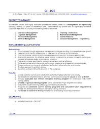professional resume qualifications