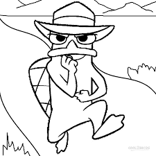 Phineas and ferb coloring pages perry. Printable Perry The Platypus Coloring Pages For Kids Cool2bkids Perry The Platypus Cute Coloring Pages Coloring Pages