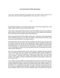 Panduan kemenag untuk ibadah di ramadhan 2020 tarawih bukber dan ceramah di masjid ditiadakan wartakepri co id. Kultum Ramadhan Research Papers Academia Edu