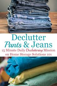 Does the idea of organizing your closet make you ready to learn how to organize your closet? How To Declutter Your Wardrobe Of Pants Jeans Clutter