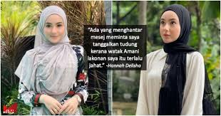 «comelnya hannah delisha pakai tudung bawal macam ni. Marah Dengan Watak Amani Netizen Paksa Hannah Delisha Tanggal Tudung