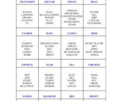 Write the word at the top of the rectangle. Taboo Card Game Ii