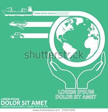 Chart Showing Transit On Earth Top Stock Vector Royalty