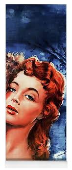 The Milkmaid'', 1953, movie poster painting Yoga Mat by Retro Movie Posters 