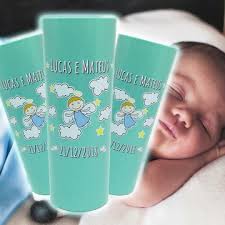 15 copos long drink azul aniversario elefante elefantinho