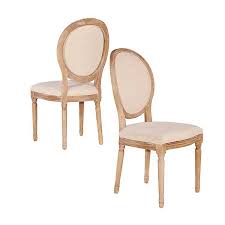 33 set of two modern dining chair 92% poly 8% linen parawood savile flannel. Natural Oval Back Linen Dining Chairs Set Of 2 Kirklands